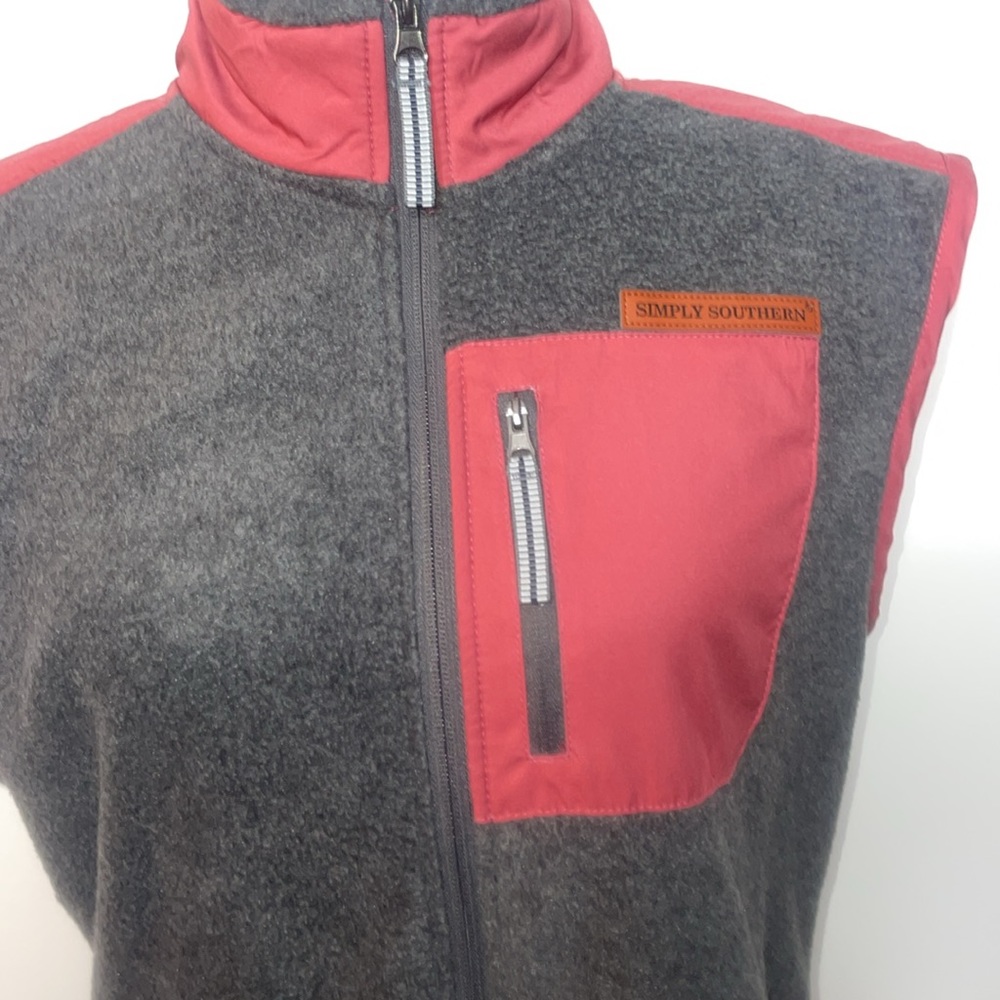 SIMPLY SOUTHERN (NWT) Women’s Size Small Zip Up Fleece Vest - Picture 4 of 9